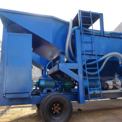Goldtrommel-Screening-Ausrüstung für Alluvial Gold Wash Plant hängt vom Modell ab
