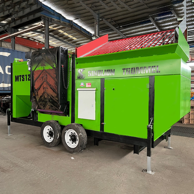 1200 mm Durchmesser Mobilkompost Trommel Bildschirm für Kompostierungsprozess