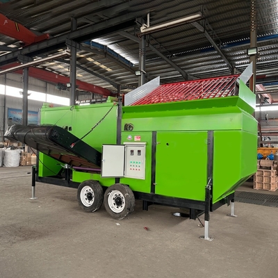 1200 mm Durchmesser Mobilkompost Trommel Bildschirm für Kompostierungsprozess