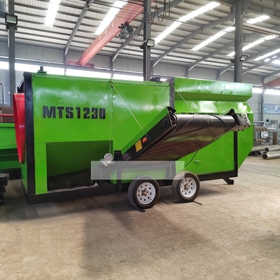 Versorgungshandbuch und 3-45 kW Leistung für die einfache Installation des mobilen Diesel Trommel Bildschirms