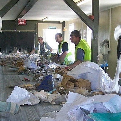 2200 KG Abfallmüll-Recycling-Linie MSW Trommel-Bildschirm aus dem Produktionswerk