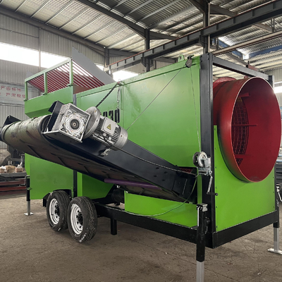 Sprial Separator Abhängig von Feuerholz-Chip Trommel-Bildschirm für mobile Holzsplitter Sägemehl am besten