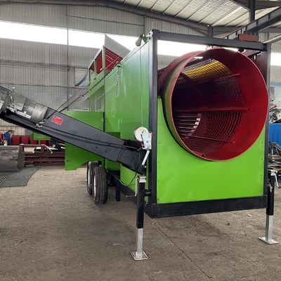 Sprial Separator Abhängig von Feuerholz-Chip Trommel-Bildschirm für mobile Holzsplitter Sägemehl am besten