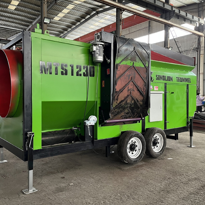 Sprial Separator Abhängig von Feuerholz-Chip Trommel-Bildschirm für mobile Holzsplitter Sägemehl am besten