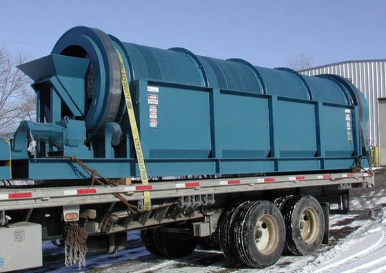 2200 KG Kapazität Trommel-Sand- und Kies-Trennmaschine mit Edelstahl-Schirmmaterial