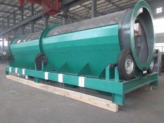 2200 KG Kapazität Trommel-Sand- und Kies-Trennmaschine mit Edelstahl-Schirmmaterial