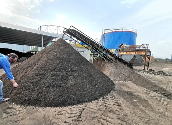 2200 KG Kapazität Trommel-Sand- und Kies-Trennmaschine mit Edelstahl-Schirmmaterial