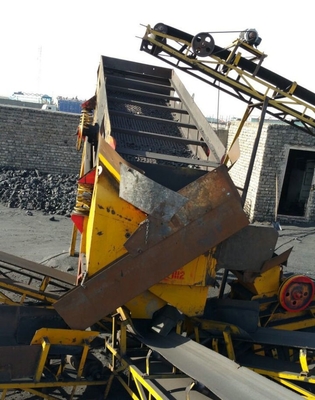 YK-Reihe Sandschotter-Screening-Anlage Vibrationsschirm-Trennseparator für Rotationsaggregate