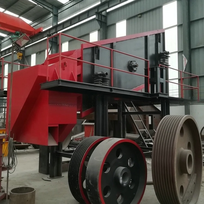 Portable Quarry Mining Circular Vibrating Screener Sieve mit einer Kapazität von 1400-12000KG