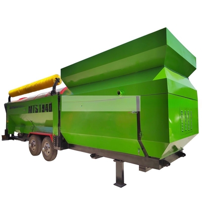 Mobiler Trommel Trommel Sieb-Schirm Trennmaschine Förderwinkel 25 Grad 2200 KG