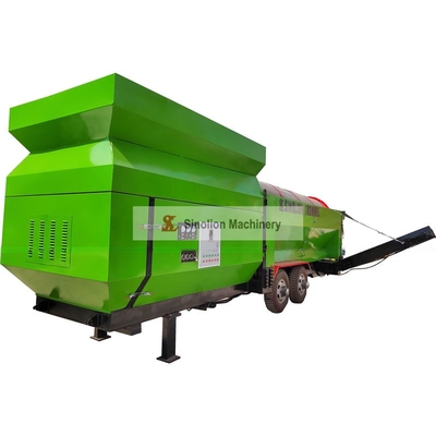 Mobiler Trommel Trommel Sieb-Schirm Trennmaschine Förderwinkel 25 Grad 2200 KG