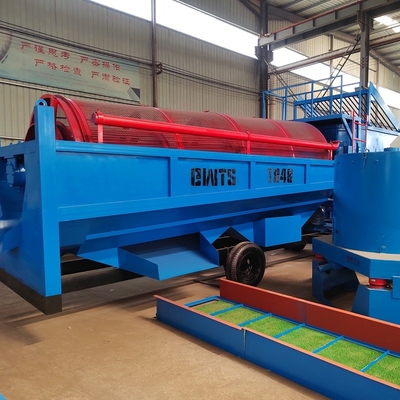 Ghana of Portable Type Mobile Alluvial Gold Mining Equipment mit Schwerkrafttrennern