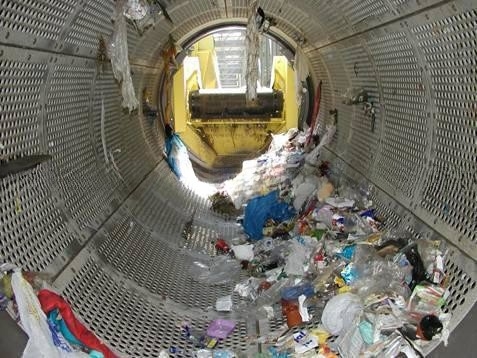 98% Sortierungseffizienz Automatische Müllsortiermaschine für die Abfallentsorgung von 6,5-10 Tonnen