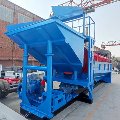 Hochsteifigkeit Mobilplatzierungs-Goldwaschanlage 400 TPH Trommelbildschirm für den Goldbergbau