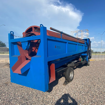 98% hohe Rückgewinnungsrate Goldbergbaugeräte mobile Goldwaschanlage mit Benutzerhandbuch