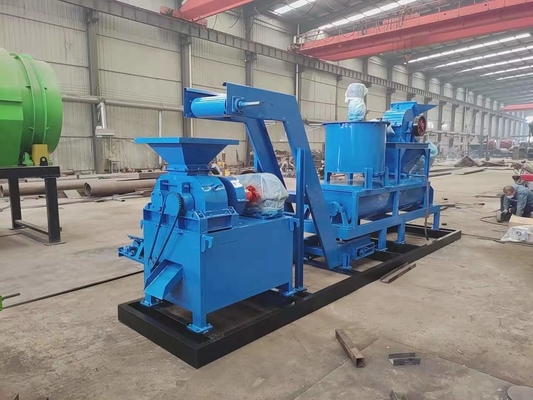 3900KG Holzkohle Kohle Koks Pulverkugel Oval Formende Briquette Herstellung Maschine Vollständige Linie