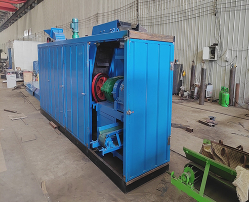 0.8-1.5 t/h Kapazität Blaue Kokosnuss-Kern-Kohle-Brikett-Linie mit kostenloser Installation