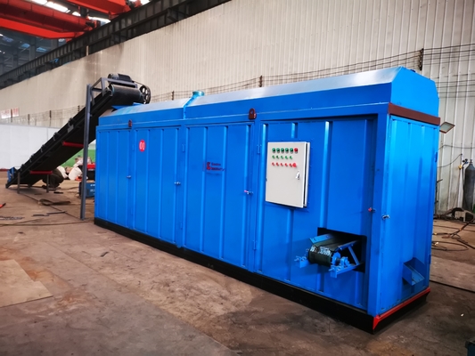 0.8-1.5 t/h Kapazität Blaue Kokosnuss-Kern-Kohle-Brikett-Linie mit kostenloser Installation