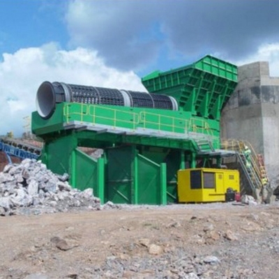 Dauerhafte Dieselmotoren Mobilrock Trommel Bildschirm/Kohle Drehtrommel Sieb Trommel Bildschirm