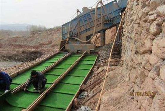 15m*1m*30mm Kunststoffmatte für Goldrausch Bergbau Schleife Box Alluvial Gold Synthetischer Rasen
