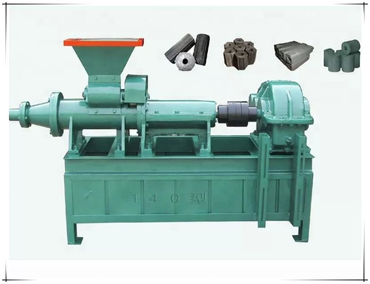 Einfache Bedienung BBQ Extruder Holzkohle Braune Steinkohle Stange Briquette Maschine 700 KG