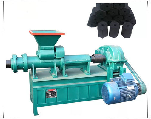 Einfache Bedienung BBQ Extruder Holzkohle Braune Steinkohle Stange Briquette Maschine 700 KG