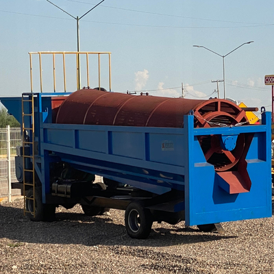 Spezialisierte Sand-Goldbergbau-Trommel-Bildschirmwaschanlage mit automatischer Installation