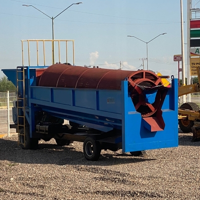 Schwerkraftseparator 100 tph Mobil Gold Sand Waschmaschine Australien Gold Tromme Wiederherstellungsanlage