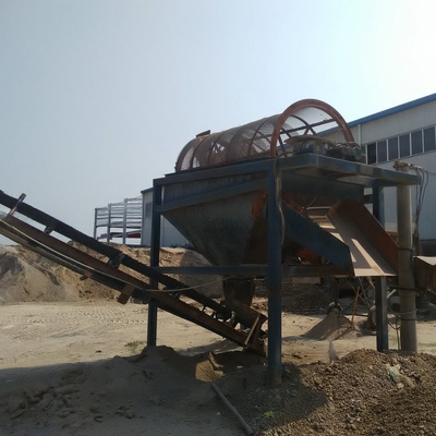 Dieselmotoren Sandsiebemaschine für Strand Sand 1-100mm Entladung Größe 6mm organische