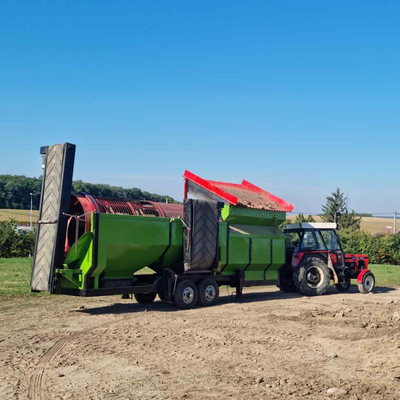 Gravel Mobile Aggregate Trommel Screen mit Waschanlage und anpassbarem Design