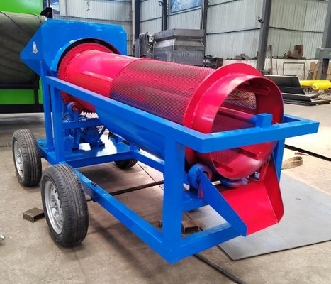 Bequem betriebener Diamantbergbau-Separator Waschen mobile Trommel-Bildschirm-Anlage