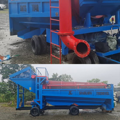 Spezialisierte Herstellung von Alluvial Gold Diamant Waschanlage mobile Bergbauscheidungsanlage