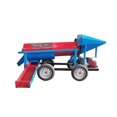 Alluvial Goldbergbau Trommelmaschinenwaschanlage mit 600 KG Schwerkraftseparator