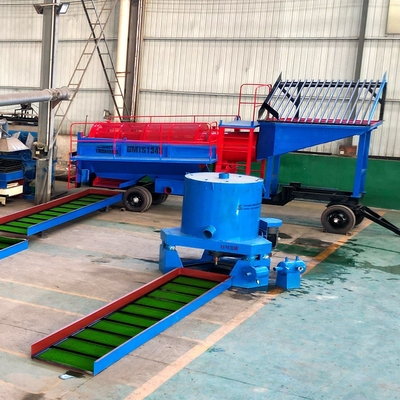 Alluvial Gold Sand Separator Trommel Maschinen Waschanlage mit Industriestandard