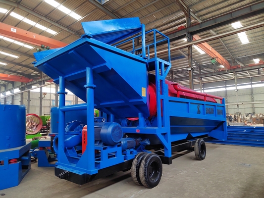 Alluvial Gold Sand Separator Trommel Maschinen Waschanlage mit Industriestandard