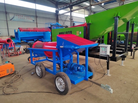 3.0m*0.8m*1.6m Golderz Trommelbildschirm mit Anleitungsanlage