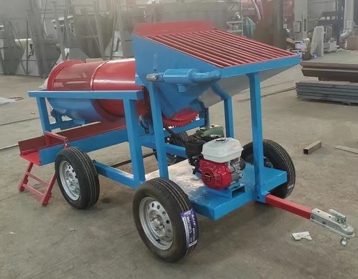 Goldtrommel Waschanlage für anpassbare Goldtrennmaschinen 3000*1000*1800 Größe