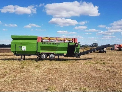Funktion Screening Mobile Trommel Screen für die Trennung von Topsoil Kompost Kies Sand