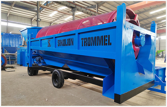 Zentrifugal-Goldkonzentrator mobile Trommel-Waschanlage für die Alluvial-Goldtrennung