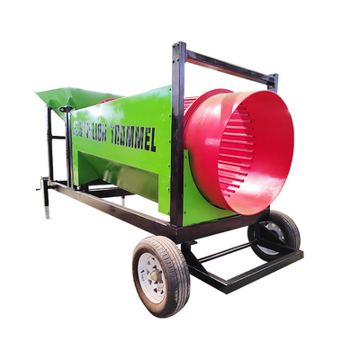 Mobile Holzsplitter-Siebschirm und kleine Kompost-organische Dünger-Siebmaschine