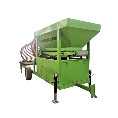 Mobile Holzsplitter-Siebschirm und kleine Kompost-organische Dünger-Siebmaschine