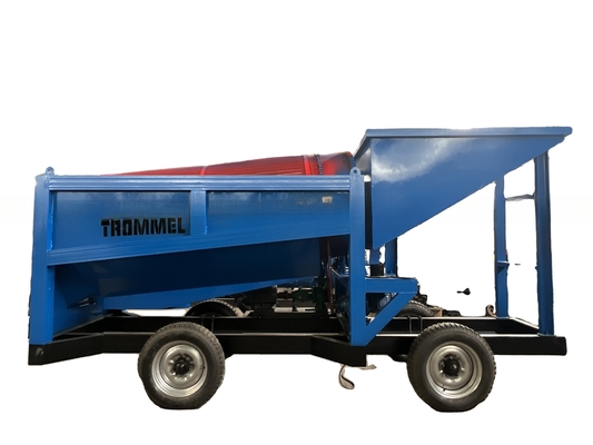 Mobiler Gold-Sand-Separator Bergbau Trommel Maschinen Waschanlage mit Schwerkraft-Separator
