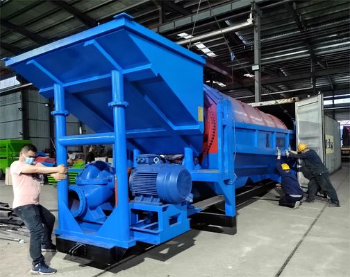 Doppelbildschirm mobile Gold Trommel Bildschirmmaschine Waschanlage für mehrfache Materialproduktion