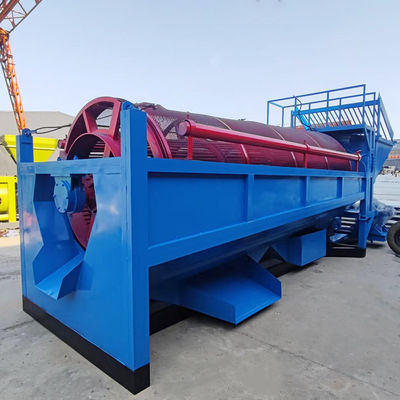 Doppelbildschirm mobile Gold Trommel Bildschirmmaschine Waschanlage für mehrfache Materialproduktion