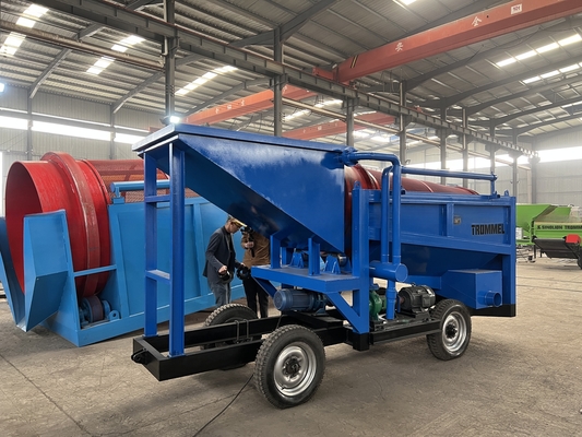 Goldmaschinen-Separator Gold Trommel Waschanlage für anpassbares Logo