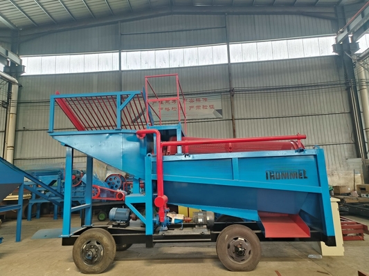 Mobiler Trommel-Bildschirm Goldbergbau Trommel-Waschanlage mit Erz-Gold-Sondermaschinen
