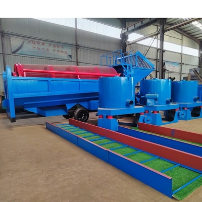 Mobil Trommel Screen Mineral Gold Diamant Waschmaschine mit einer Kapazität von 80-150 t/h
