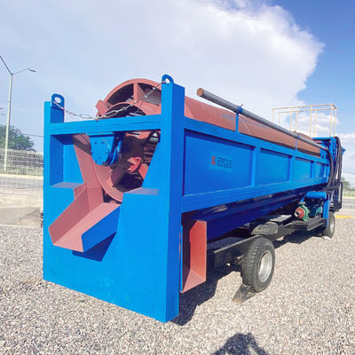 Ausrüstung zur Mineraltrennung mit großer Kapazität Goldplanung Trommelbildschirm 8460*2300*2500MM