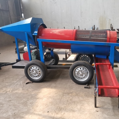 Schwerkraft-Trennvorrichtung Kleines Maß 5-10 Tonnen Sand-Goldwaschanlage Mobiles Golderzverarbeitungswerk