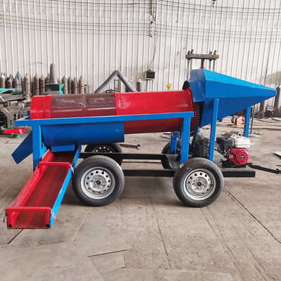 Alluvial Gold Separation Bergbau Ausrüstung mobile Trommel Bildschirm für Farmen Design